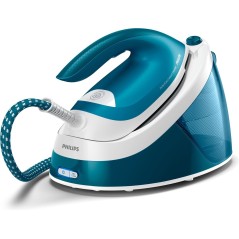 Philips PerfectCare Compact Essential GC6840 Steam Iron 2400W - Powerful, Efficient & Stylish in Blue and White